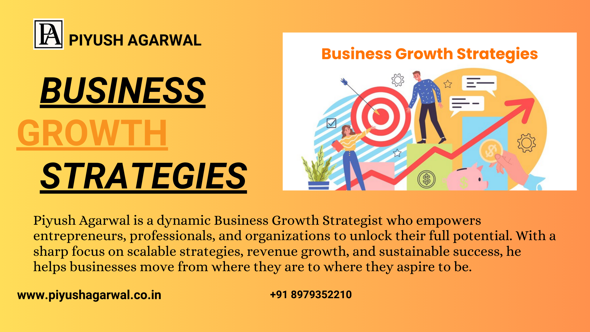 orange and white simple illustrative business growth strategy presentation (1)